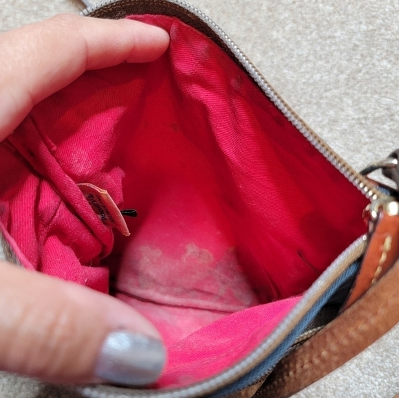 Dooney and Bourke Nylon blue crossbody zipper bag - Picture 8 of 10